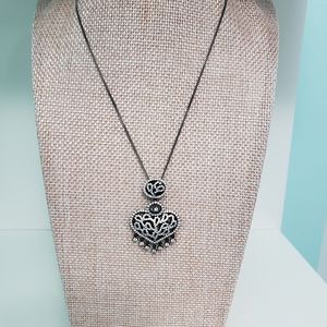 Sterling Silver Heart Pendant and Chain
